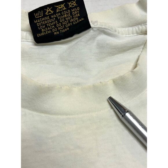 University Of Hawaii UH Vintage T Shirt Large Pure Magic Distressed Hole Rainbow - Picture 5 of 8